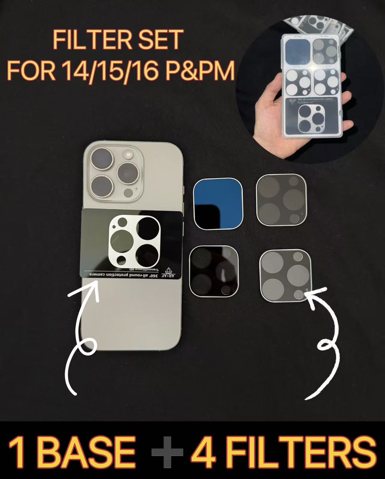 Photography Lighting Gear - For iPhone 16 Pro Max ND-32