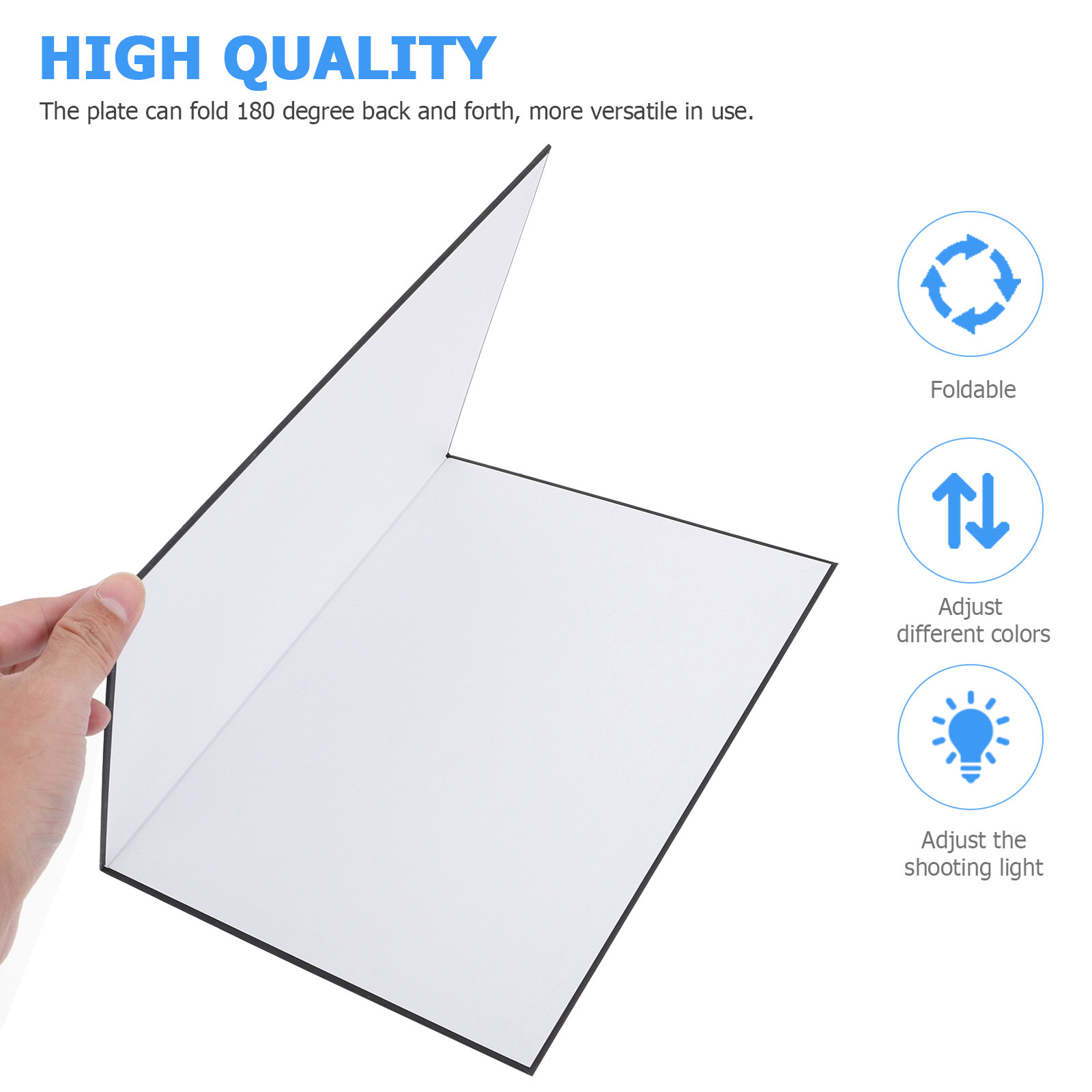 Photography Lighting Board - A4 Foldable Photography Reflector Cardboard Light