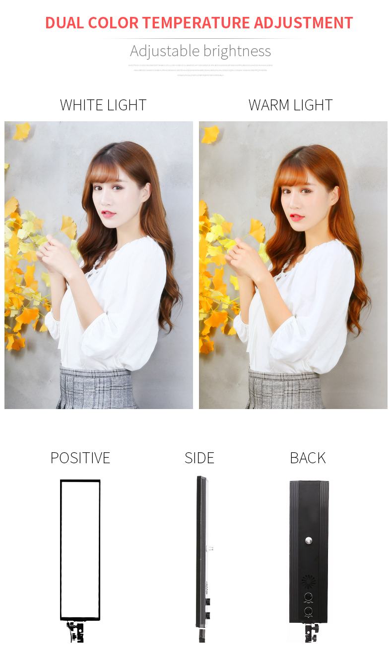 Photography Lighting Board - 40CM 72W 3200K-5500K Photo Studio Dimmable