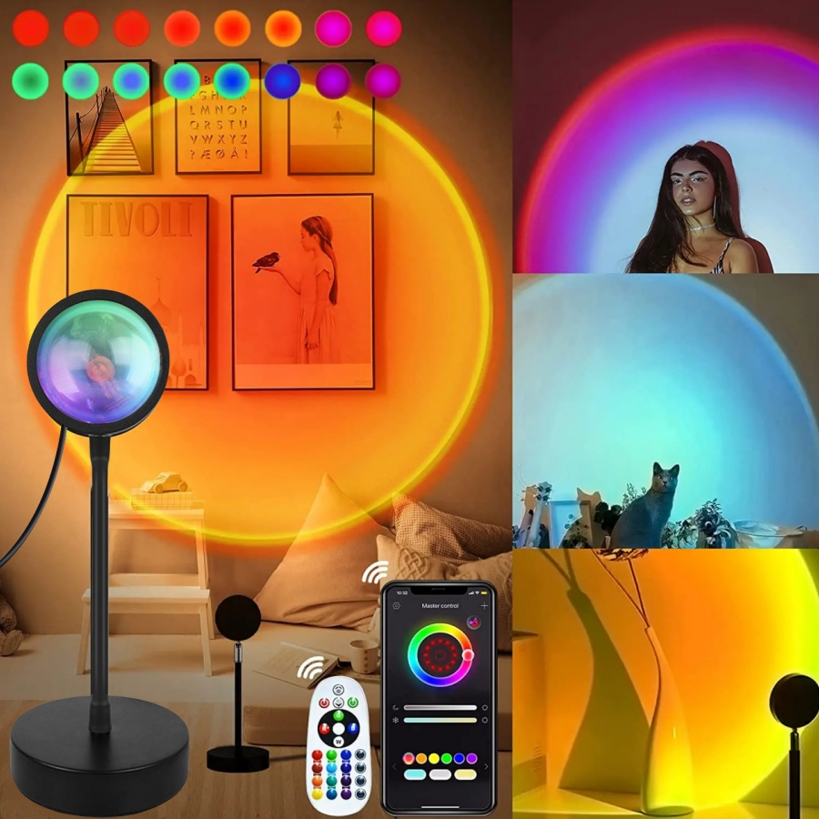 Photography Lighting App - Smart Sunset Lamp Tuya LED Night