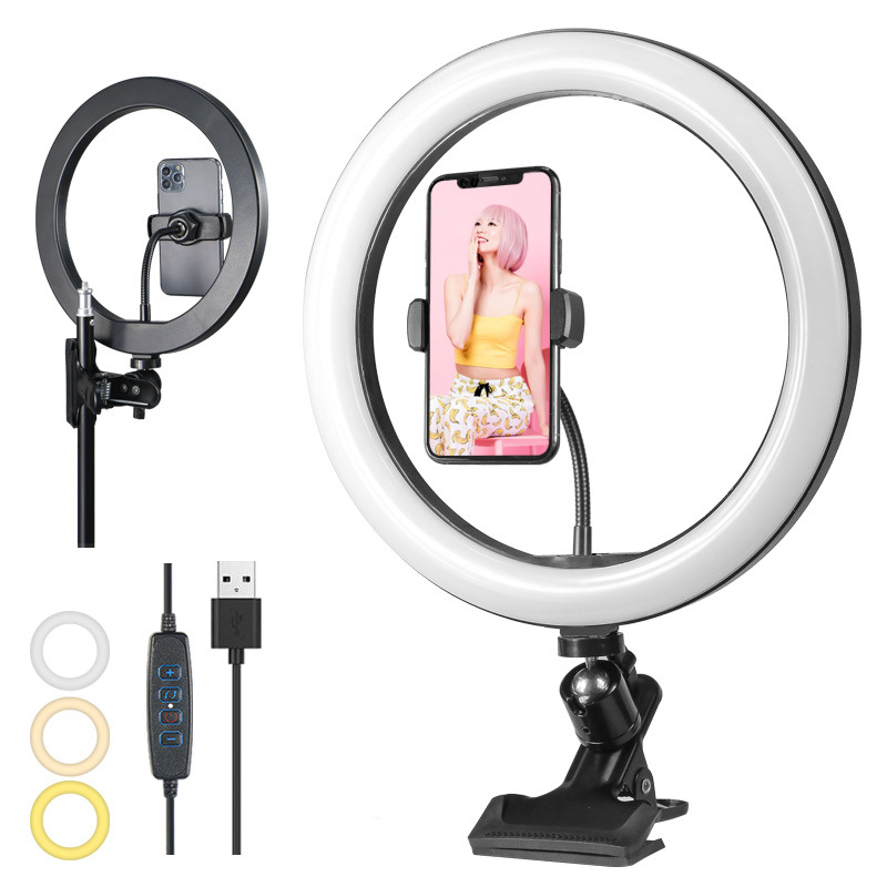 Photography Lighting Lamp - Dimmable Led Ring Light Profissional 26cm