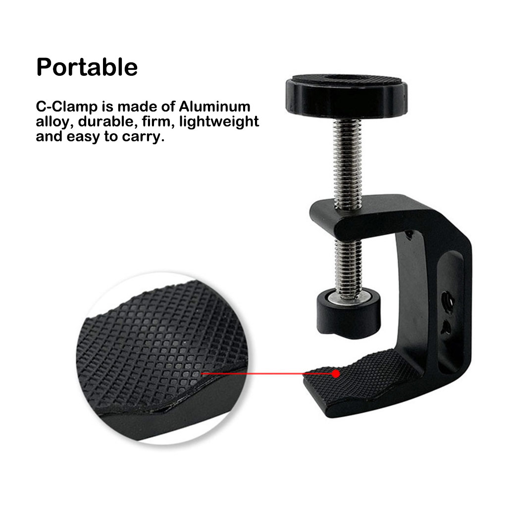 Photography Types Of Lighting - C- Shaped Clamp Aluminum Alloy Q-Type