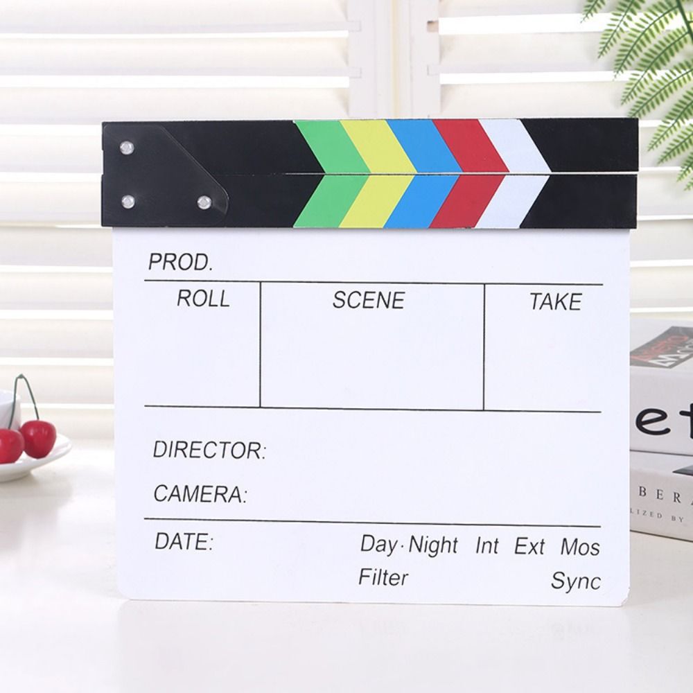 Photography Lighting Board - Acrylic Regisseur Scene Clapperboard Photography Ornaments