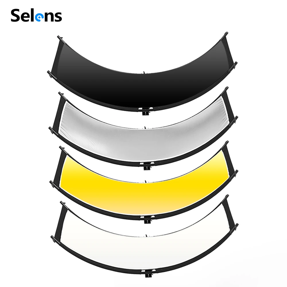 Photography Types Of Lighting - Selens 4-IN-1 U-typed 105x260cm Light Reflector