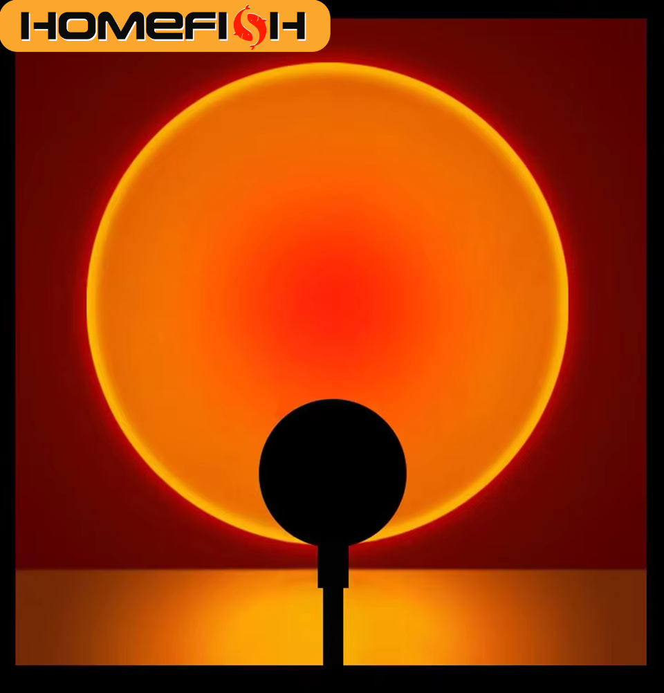 Photography Lighting Mood - HOMEFISH LED Sunset Projection Lamp USB
