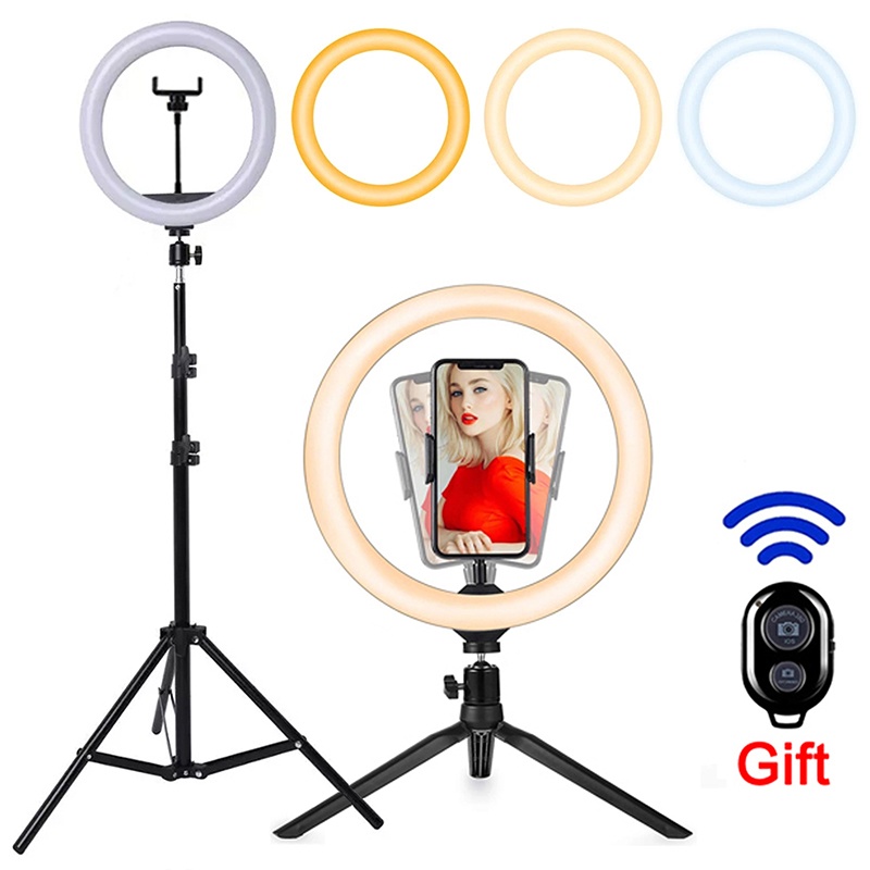 Photography Lighting Tent - 16/26/33cm LED Selfie Ring Lighting Light