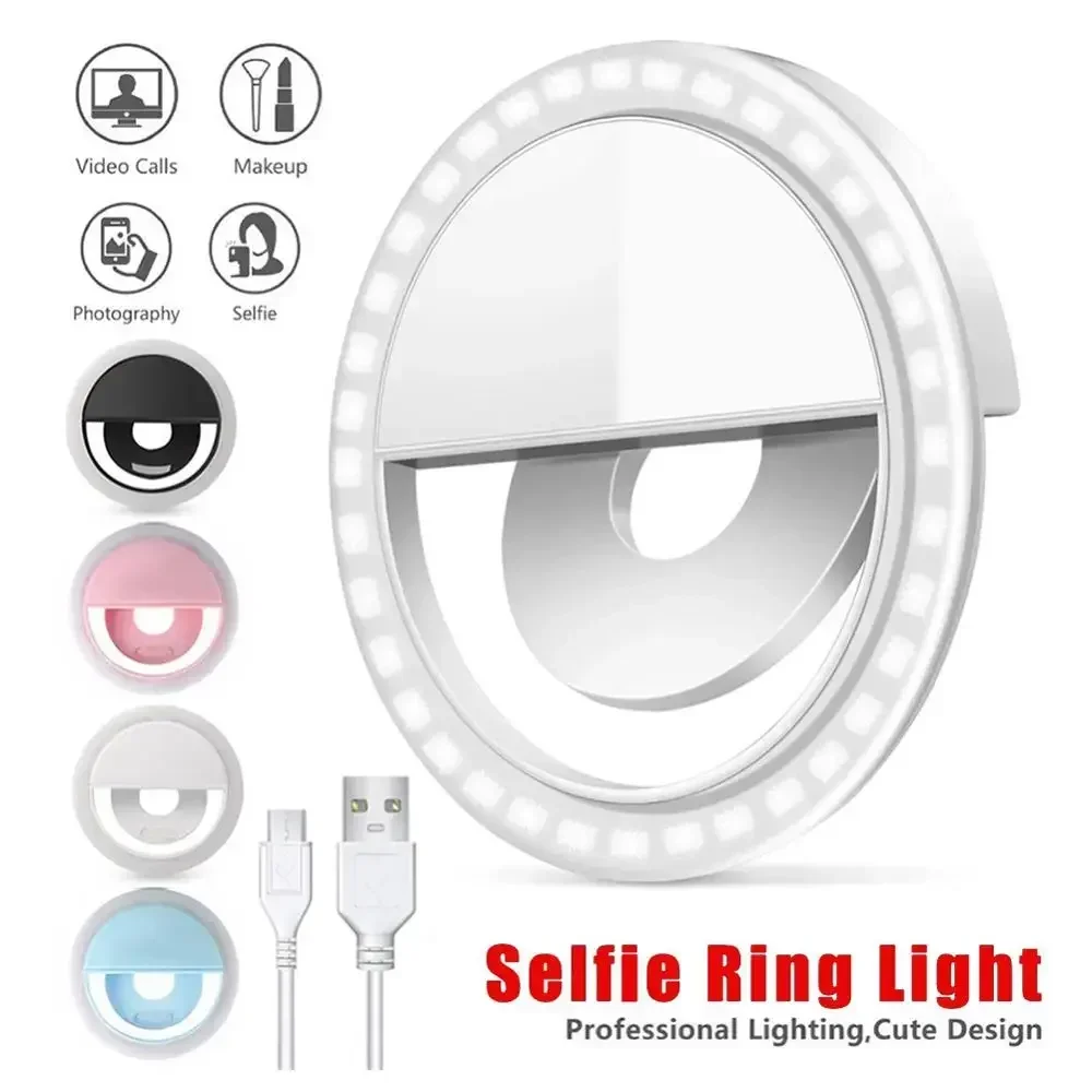 Photography Lighting Tent - LED Selfie Ring Light Mobile Phone