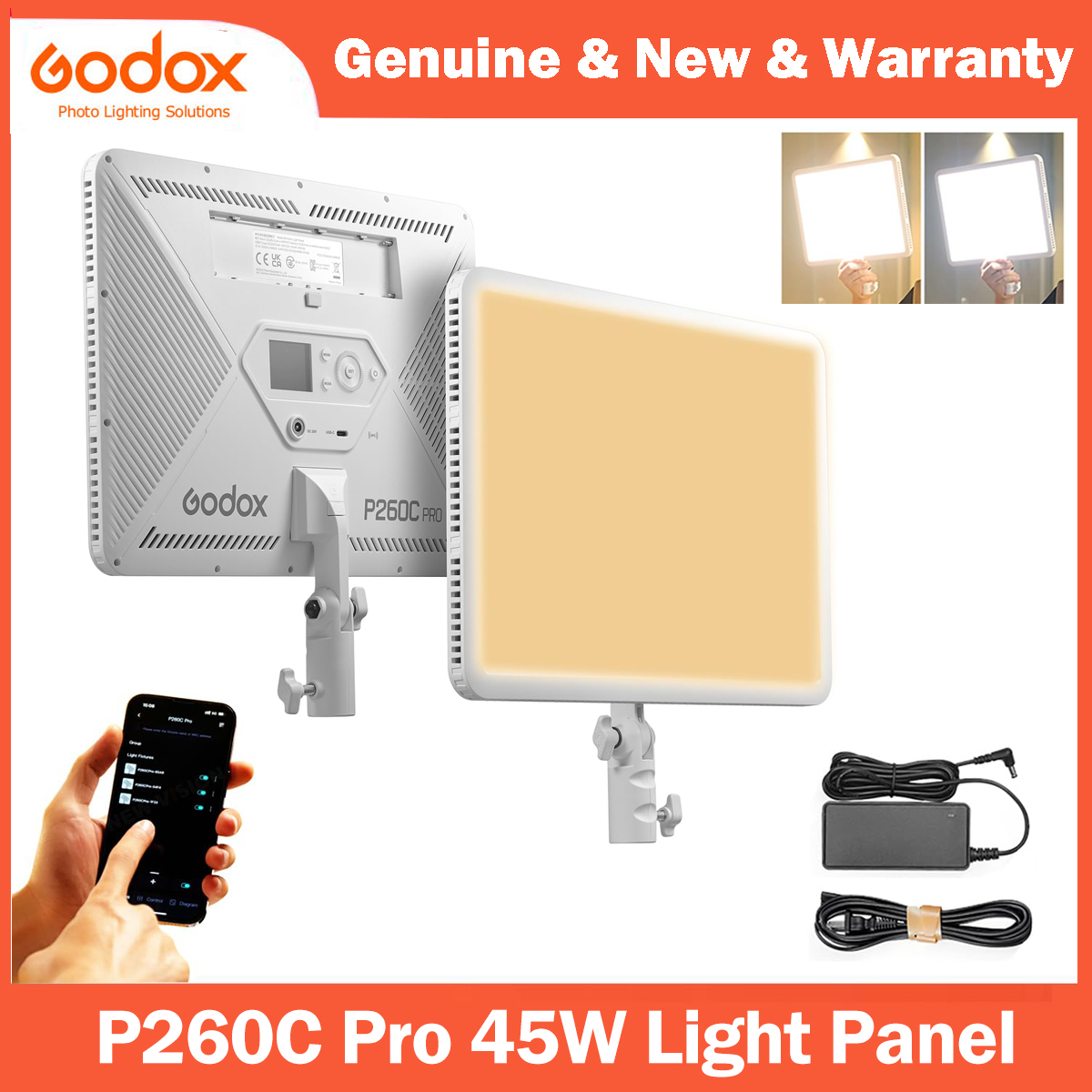 Photography Lighting Board - Godox P260C Pro LED Video Light