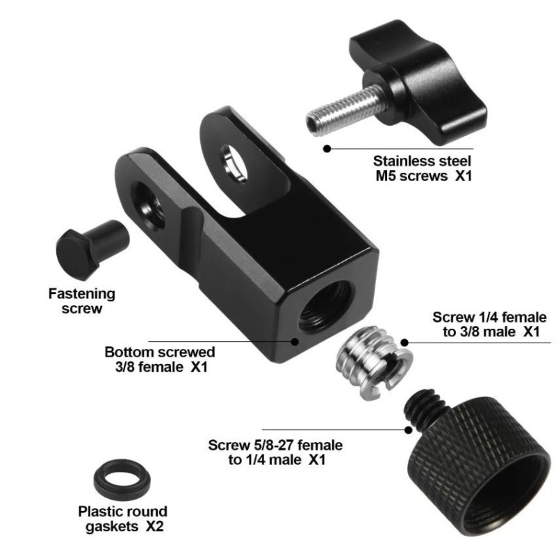 DT76 Microphone Adapter 3/8-In - огляд і ціна Boom Arm Stand