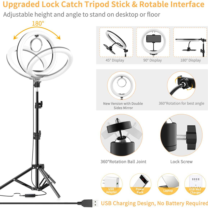 16/26/33cm Selfie Ring Light P - огляд і ціна Photography Lighting Tent