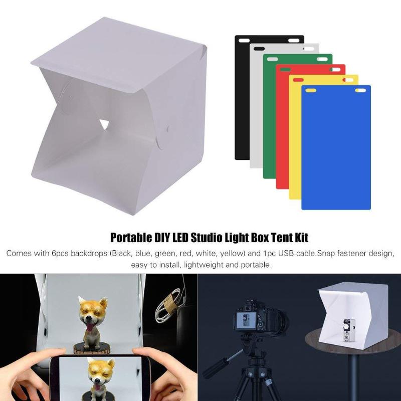 【C】Portable LED Photo Studio L - огляд і ціна Photography Lighting And Backdrop