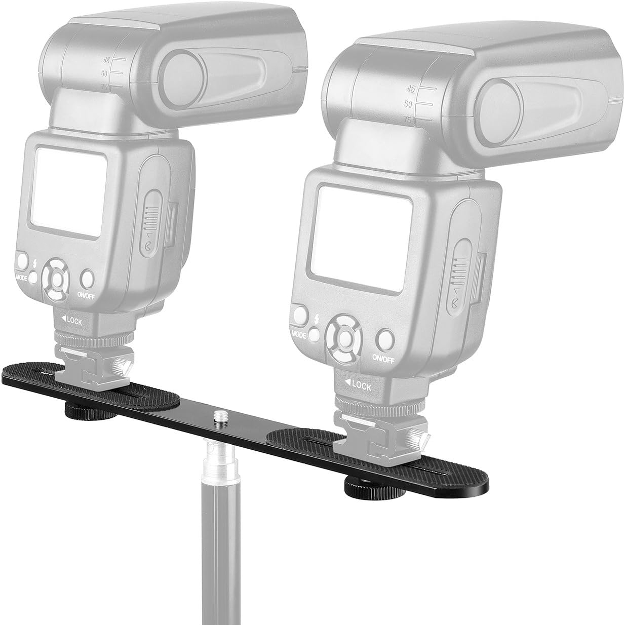 1/4'' Dual Flash Bracket Mount - огляд і ціна Photography Video Lighting Kit With Adjustable Tripod Stand