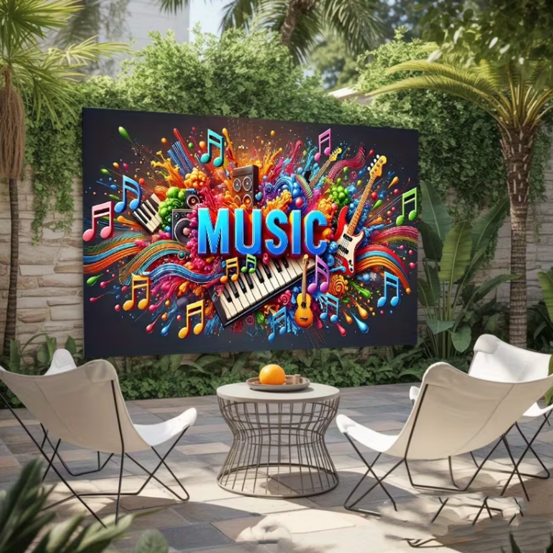 Vibrant Music Theme Glitter Pa - огляд і ціна Photography Lighting And Backdrop