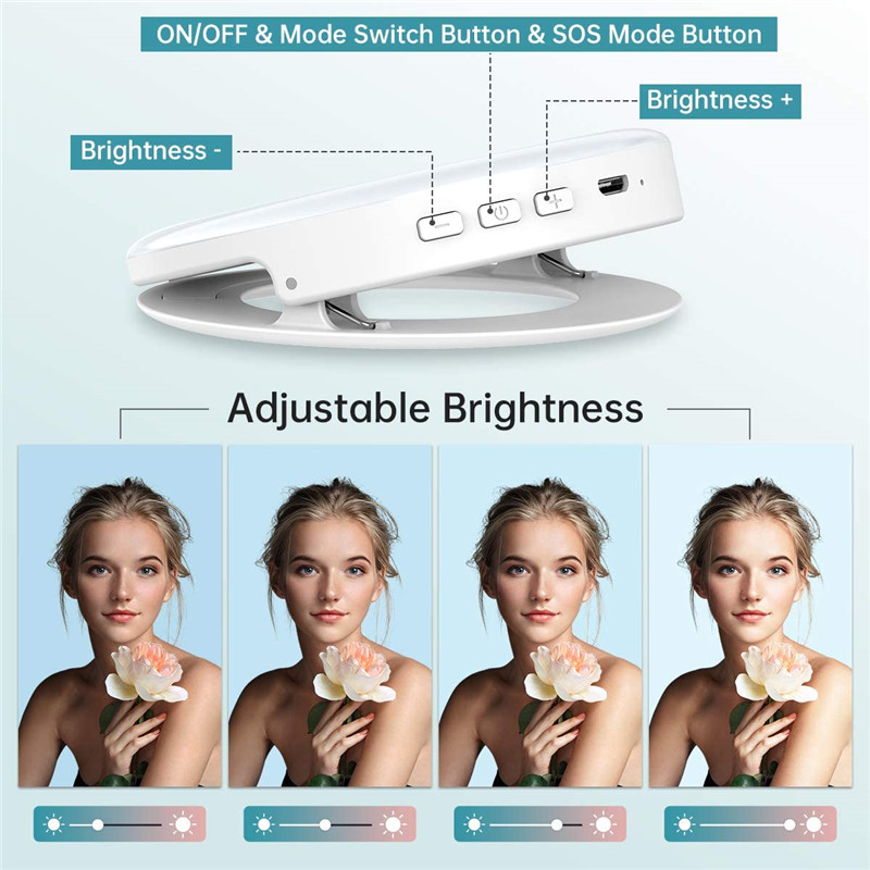 Portable LED Clip Ring Light 4 - огляд і ціна Photography Lighting Stick