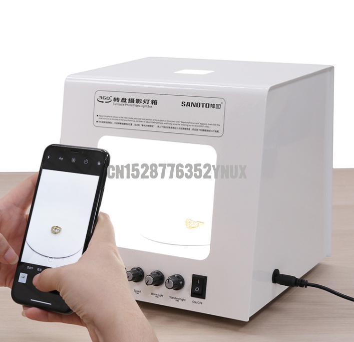 Newest Sanoto TB20 Portable Ph - огляд і ціна Jewelry Photography Lighting Kit