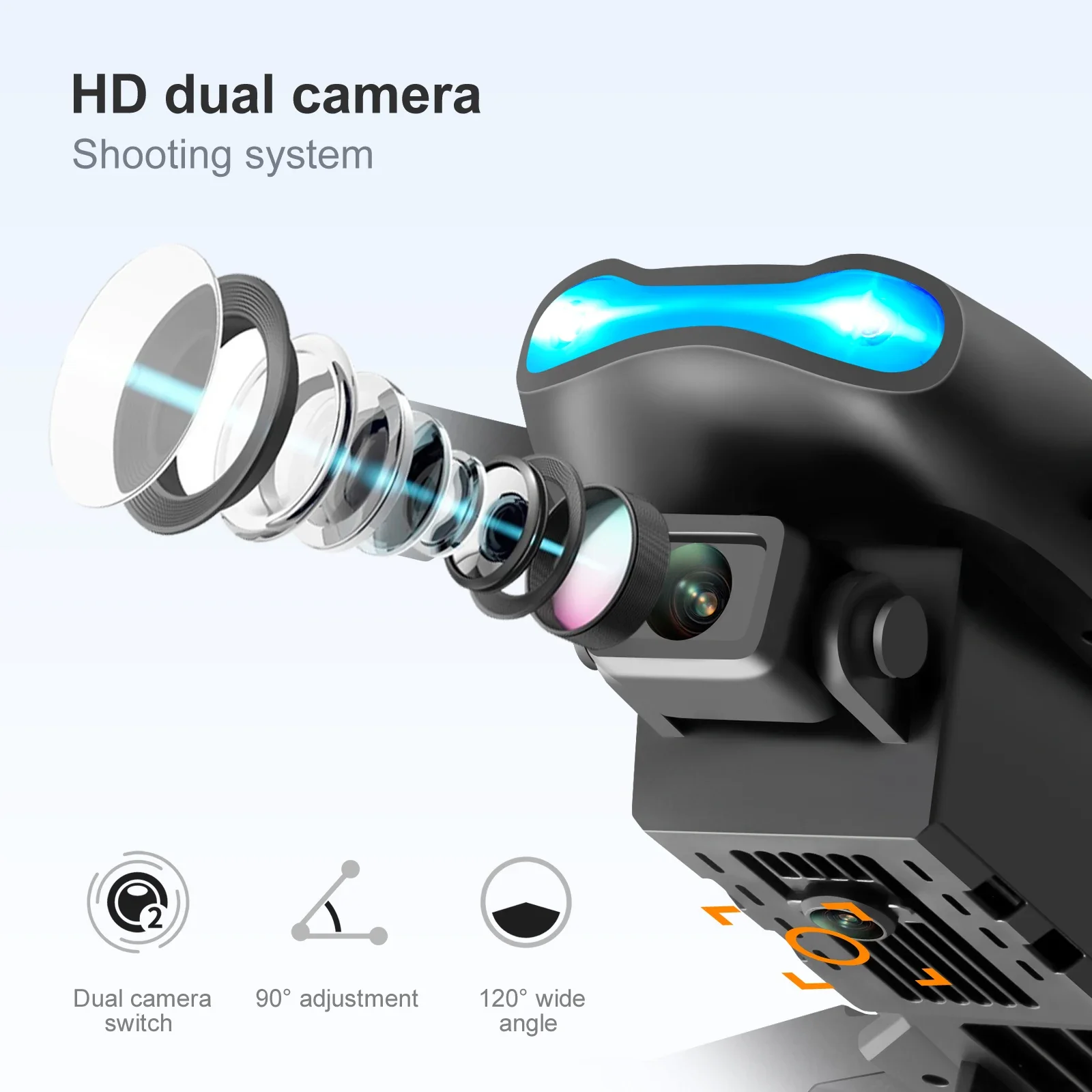 K3 E99PRO Drone with Dual HD C - огляд і ціна Photography Lighting App