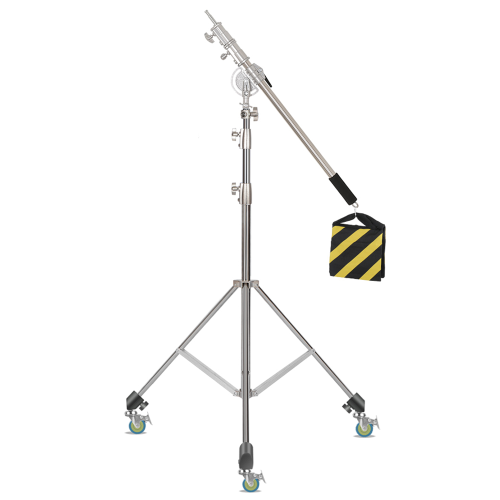 SH 2.8M Stainless Steel Light  - огляд і ціна Photography Video Lighting Kit With Adjustable Tripod Stand