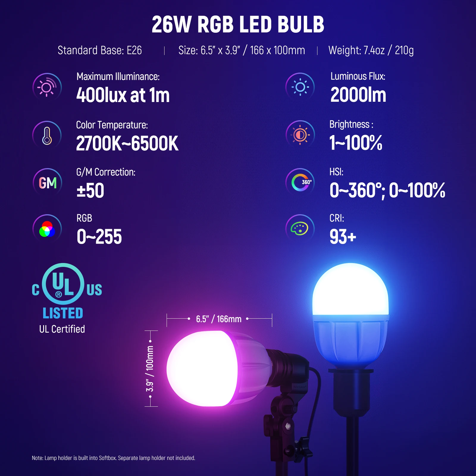 NEEWER RGB Softbox Lighting Ki - огляд і ціна Photography Lighting App