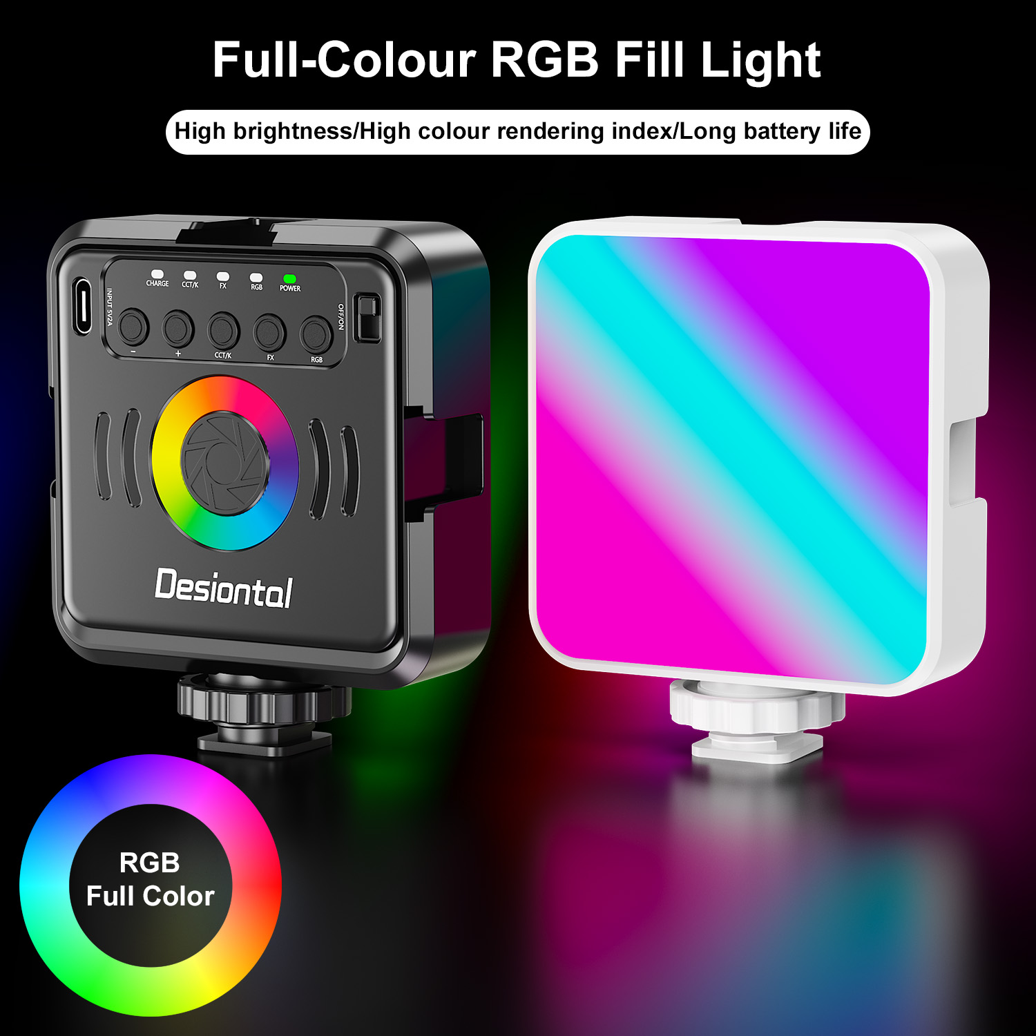 Desiontal X2 Portable RGB Phot - огляд і ціна Photography Types Of Lighting
