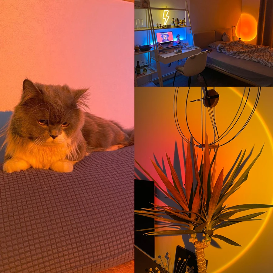 Sunset Lamp Night Light Multi  - огляд і ціна Photography Lighting Mood