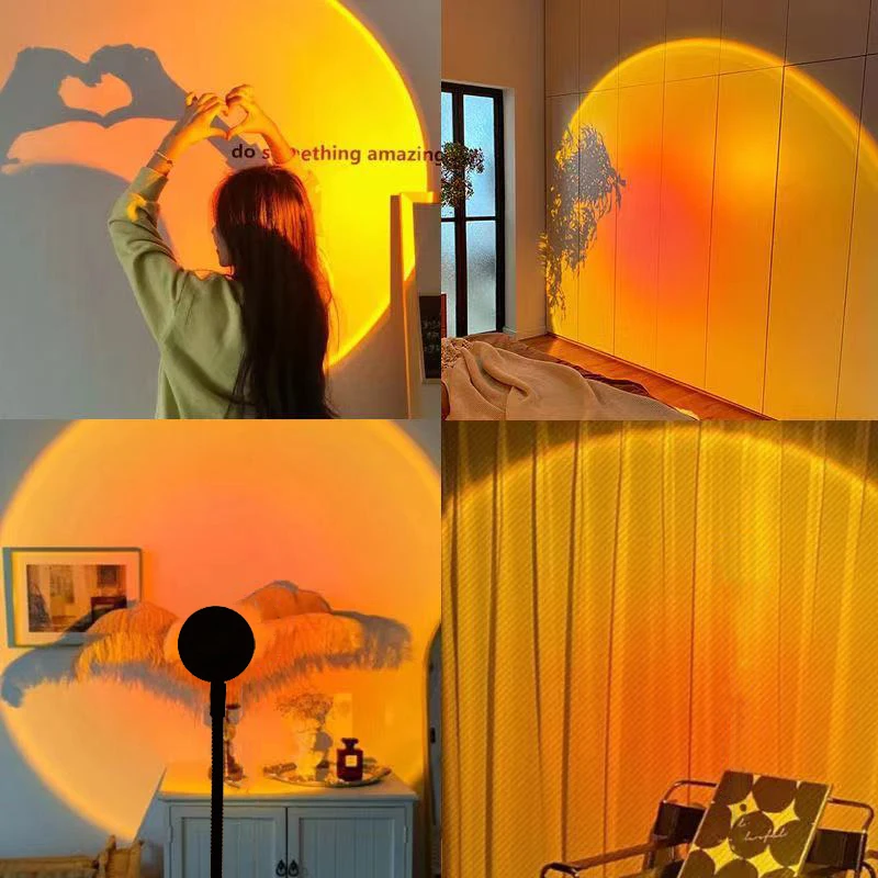 Sunset Lamp Night Light Multi  - огляд і ціна Photography Lighting Mood
