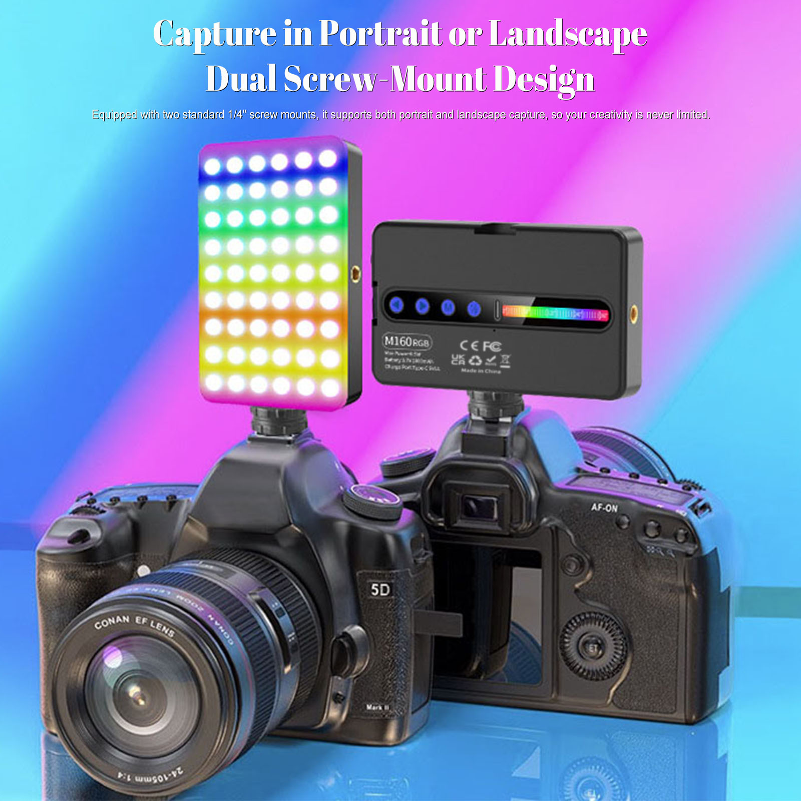 6.5W RGB LED Video Light 2700K - огляд і ціна Photography Types Of Lighting