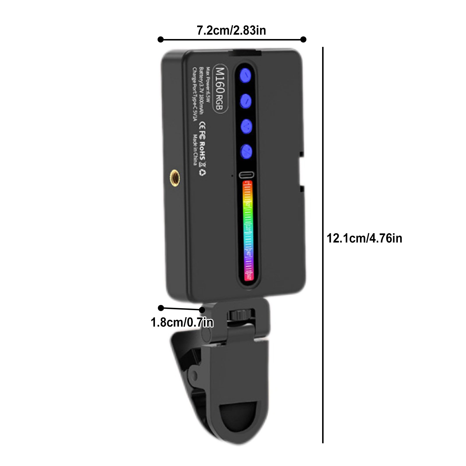 6.5W RGB LED Video Light 2700K - огляд і ціна Photography Types Of Lighting