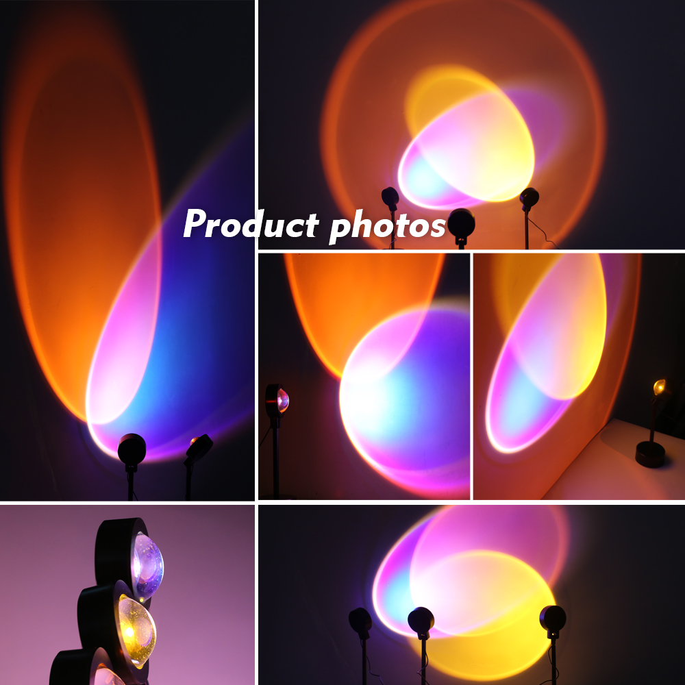 Sunset Lamp LED Rainbow Neon N - огляд і ціна Photography Lighting Mood
