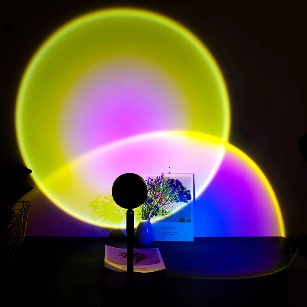 Sunset Lamp LED Rainbow Neon N - огляд і ціна Photography Lighting Mood