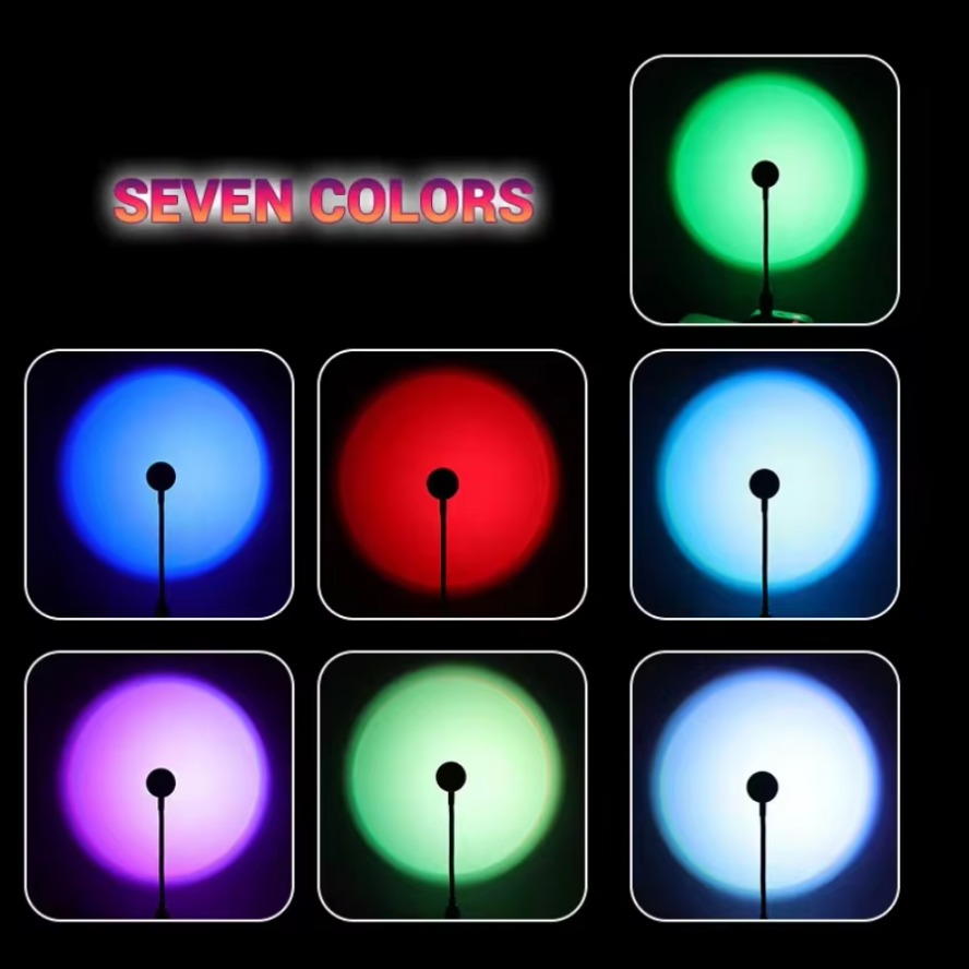 Led 5V Colorful USB Sunset Lam - огляд і ціна Photography Lighting Mood
