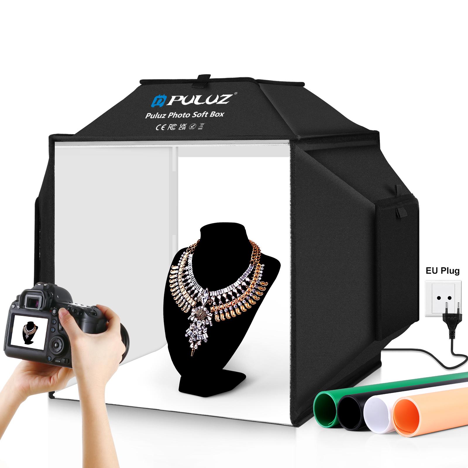PULUZ 40cm Folding 72W 5500K S - огляд і ціна Photography Lighting And Backdrop Kits