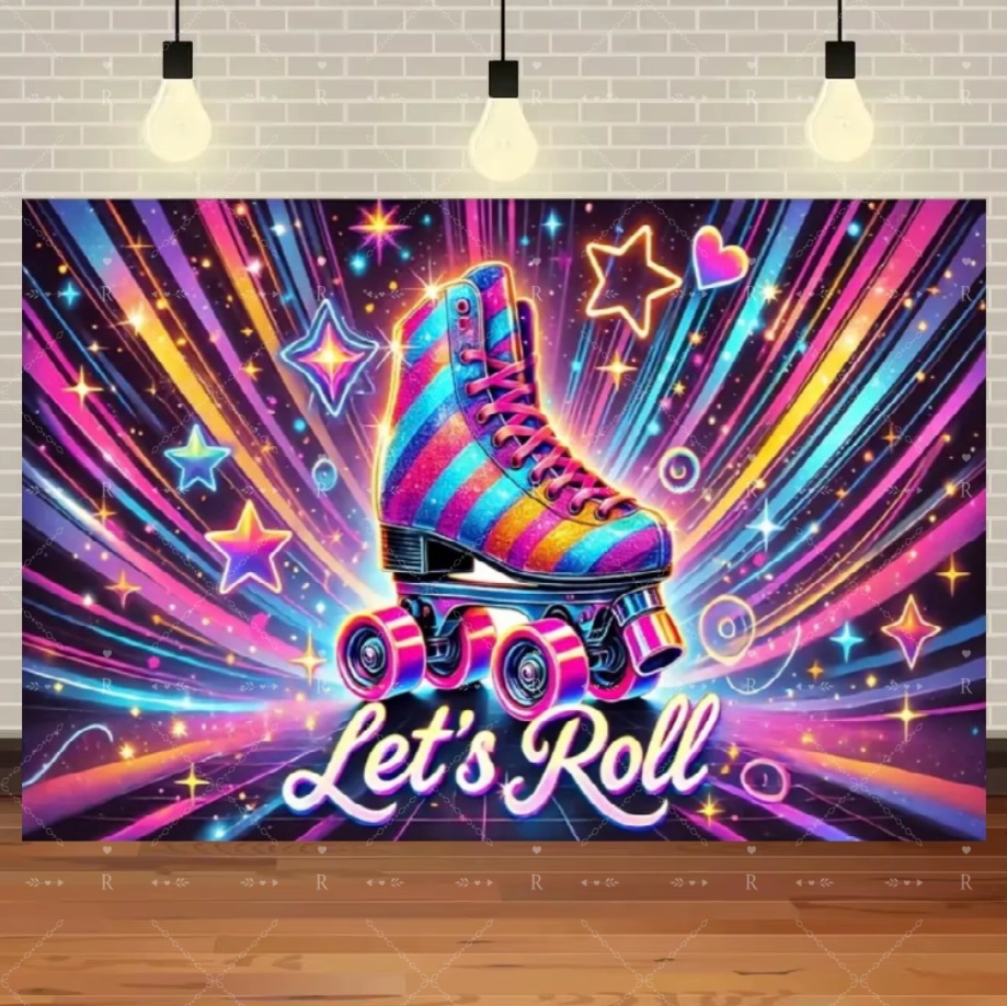 Roller Skating Shoes Theme Bir - огляд і ціна Photography Lighting And Backdrop