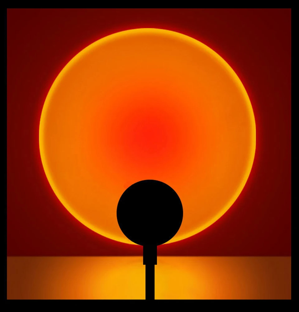 LED Sunset Lamp Nightlights US - огляд і ціна Photography Lighting Mood