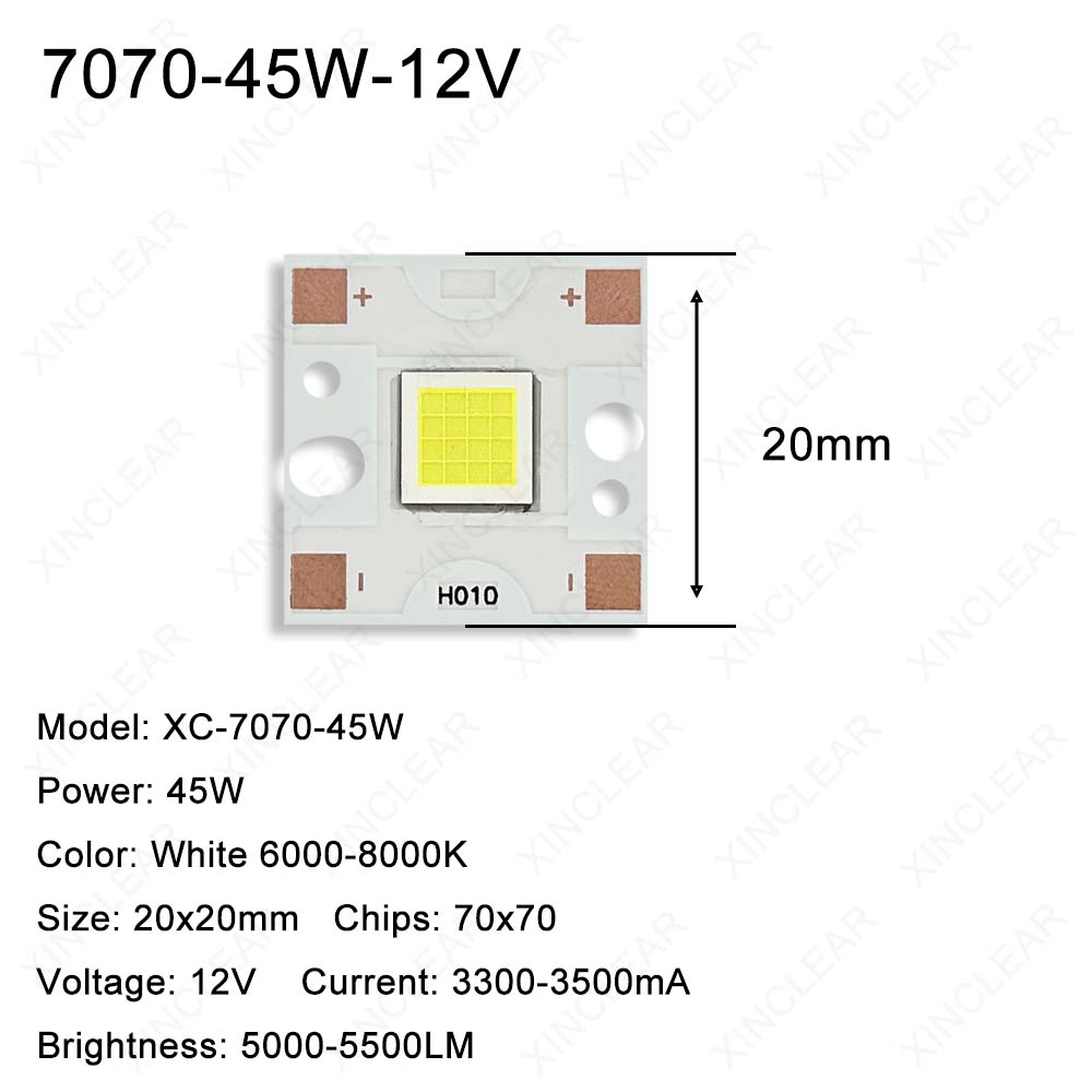 SMD 5050 7070 LED Chips 20W 45 - огляд і ціна Photography Lighting Board