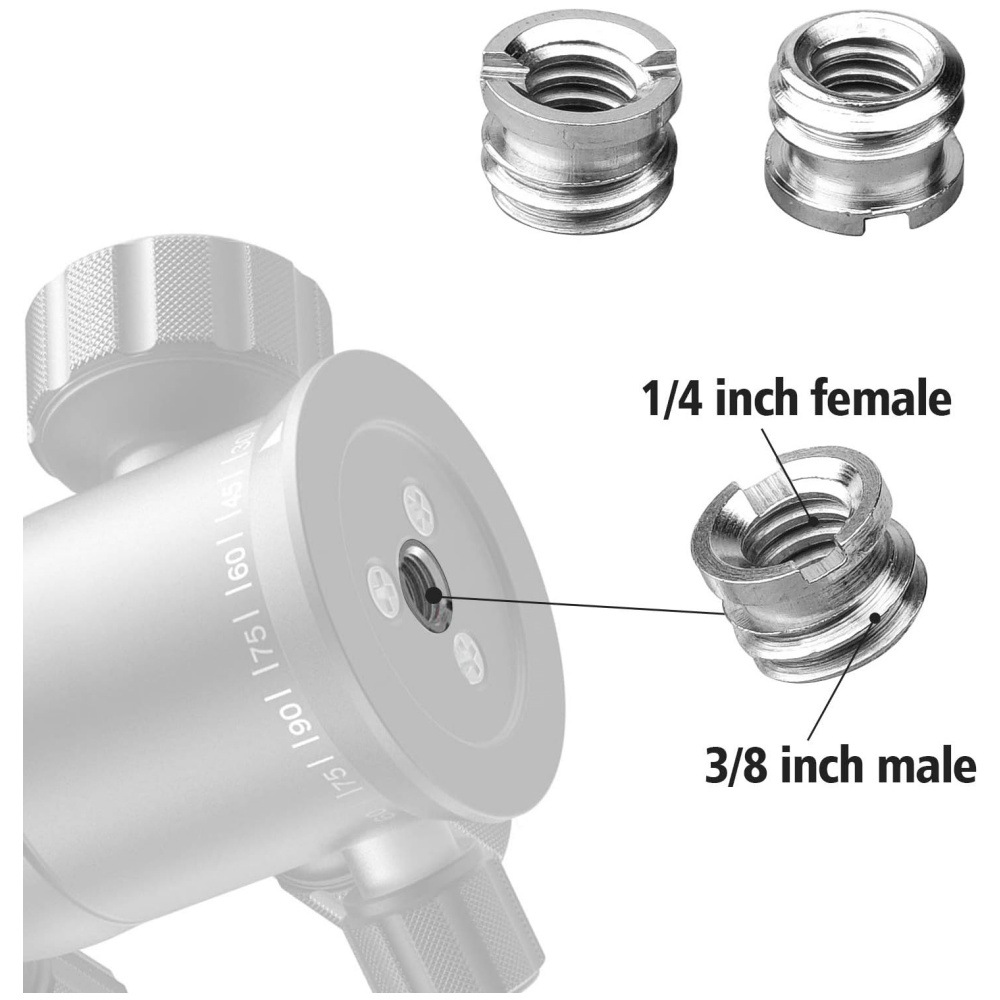 Male Female Screw Convert Adap - огляд і ціна Photography Video Lighting Kit With Adjustable Tripod Stand