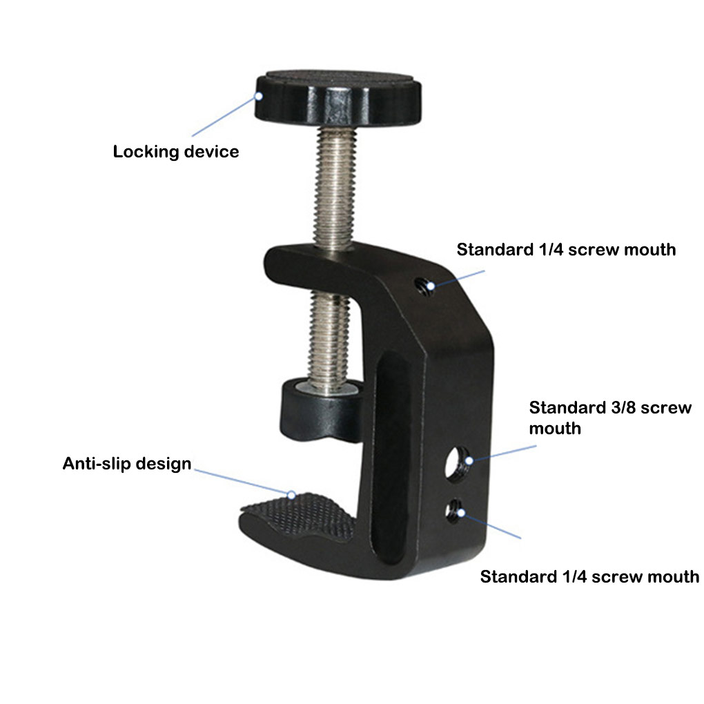 C- Shaped Clamp Aluminum Alloy - огляд і ціна Photography Types Of Lighting