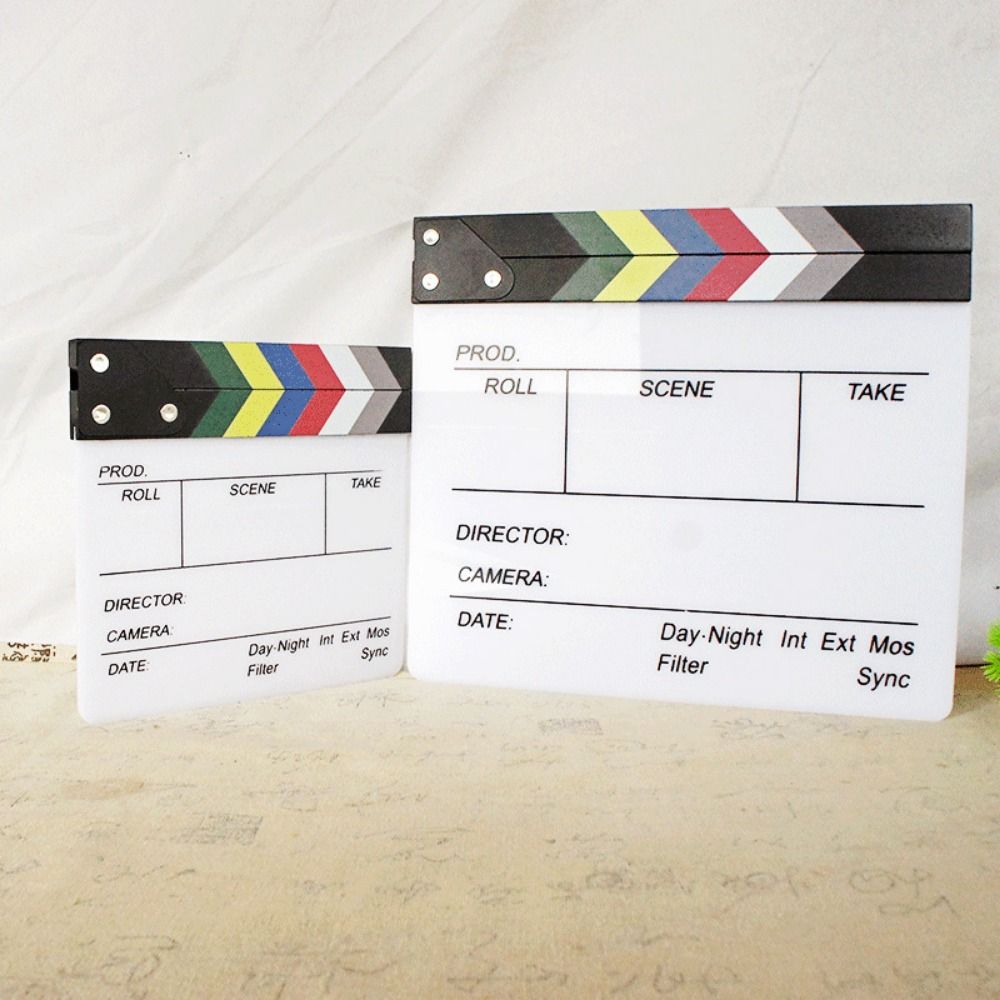Acrylic Regisseur Scene Clappe - огляд і ціна Photography Lighting Board