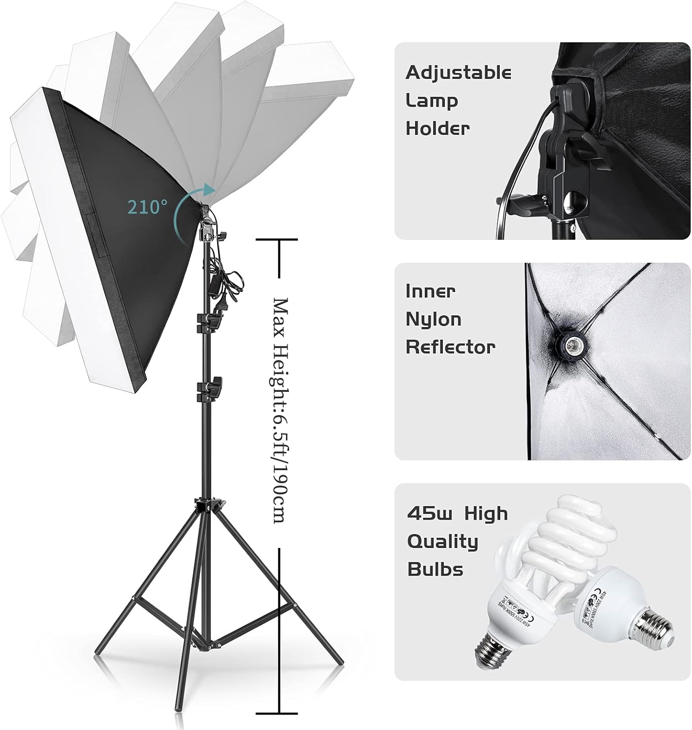 Photography Lighting Kit, Ligh - огляд і ціна Photography Lighting And Backdrop Kits