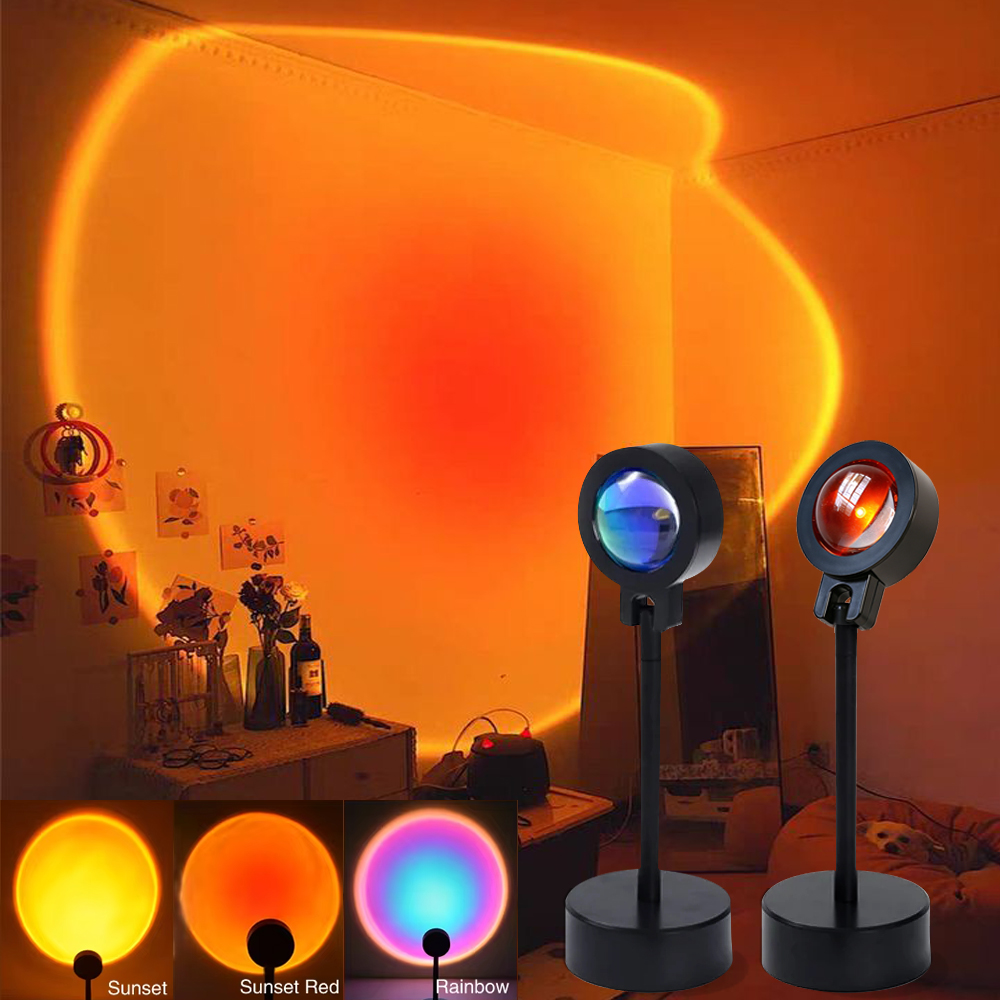 LED Sunset Lamp Nightlights Pr - огляд і ціна Photography Lighting Mood