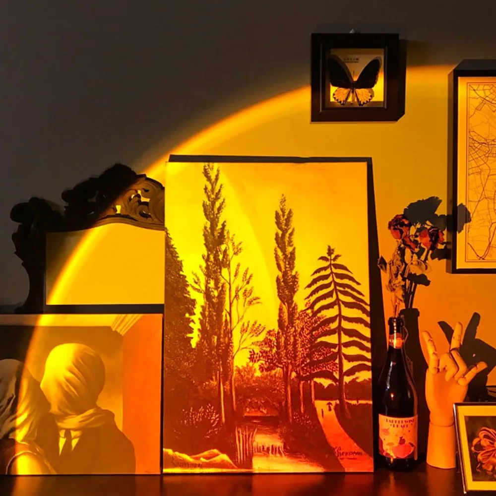 LED Sunset Lamp Nightlights Pr - огляд і ціна Photography Lighting Mood