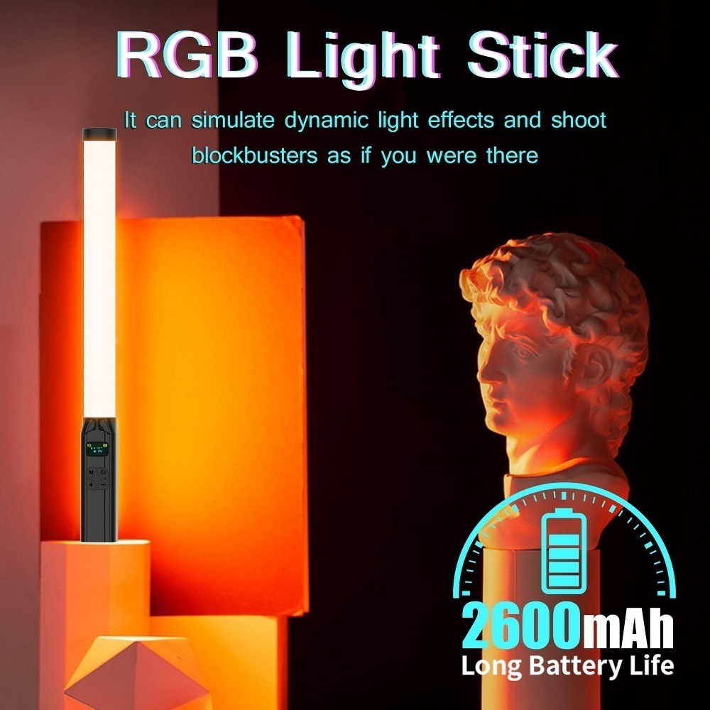 50CM RGB Stick Light Wand Ligh - огляд і ціна Photography Types Of Lighting