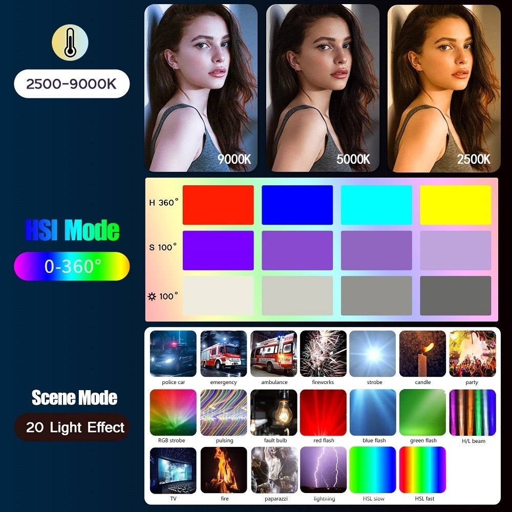 50CM RGB Stick Light Wand Ligh - огляд і ціна Photography Types Of Lighting