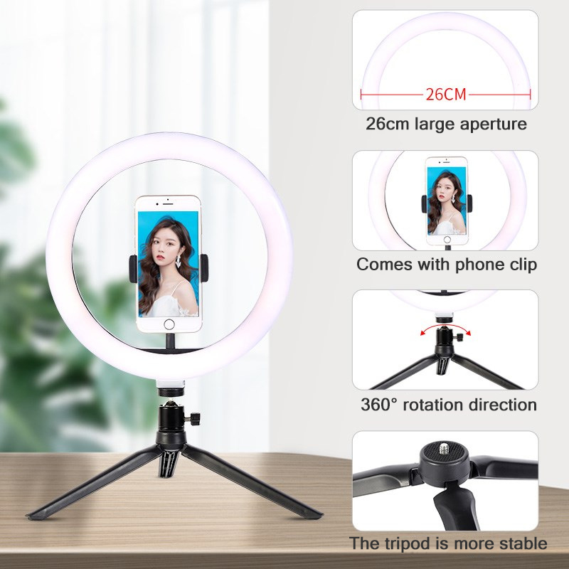 26cm 10 inch Led Ring Selfie L - огляд і ціна Photography Lighting Tent
