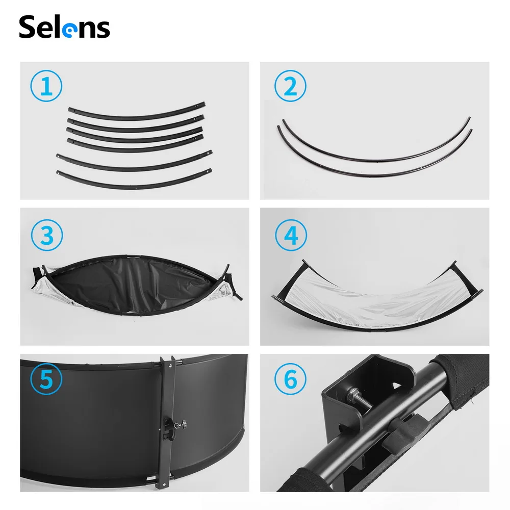 Selens 4-IN-1 U-typed 105x260c - огляд і ціна Photography Types Of Lighting