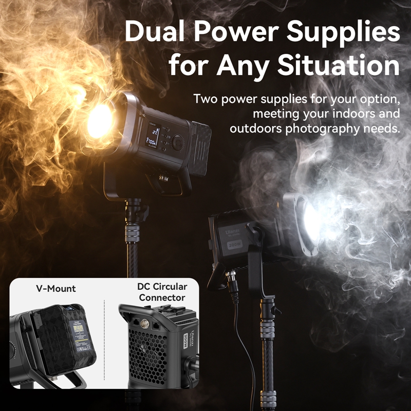 Ulanzi VL-200Bi 200W Bi-Color  - огляд і ціна Photography Lighting App