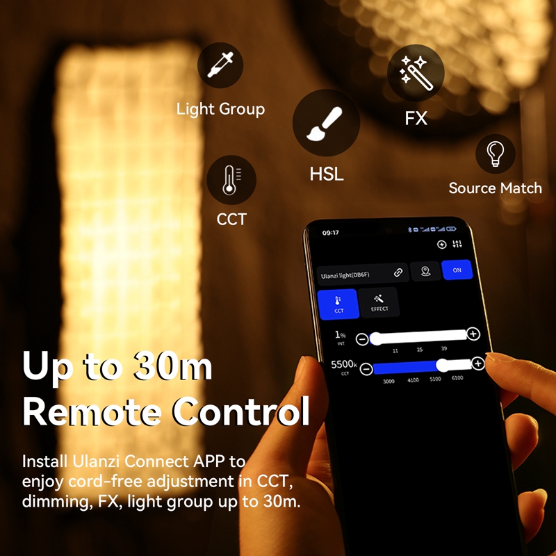 Ulanzi VL-200Bi 200W Bi-Color  - огляд і ціна Photography Lighting App