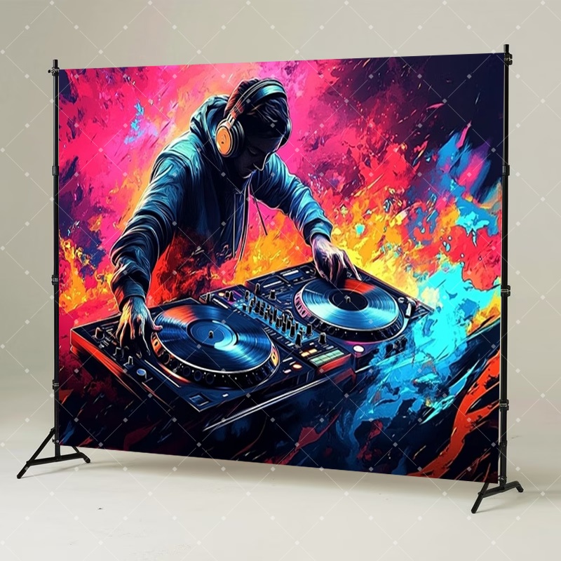 Hip Hop Music DJ Party Decorat - огляд і ціна Photography Lighting Product