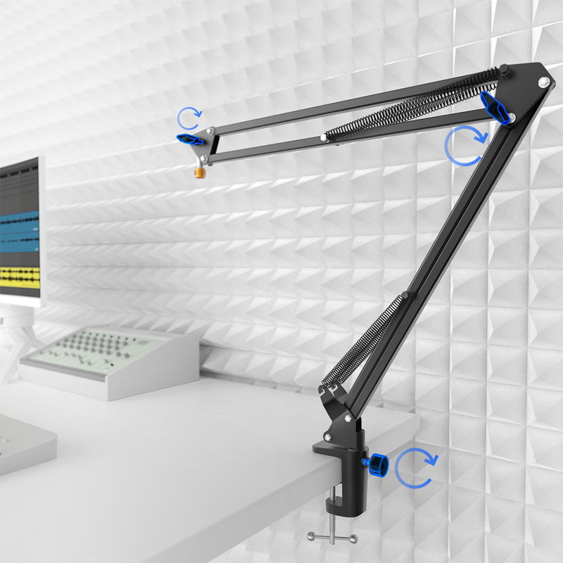 FIFINE Adjustable Microphone S - огляд і ціна Boom Arm Stand