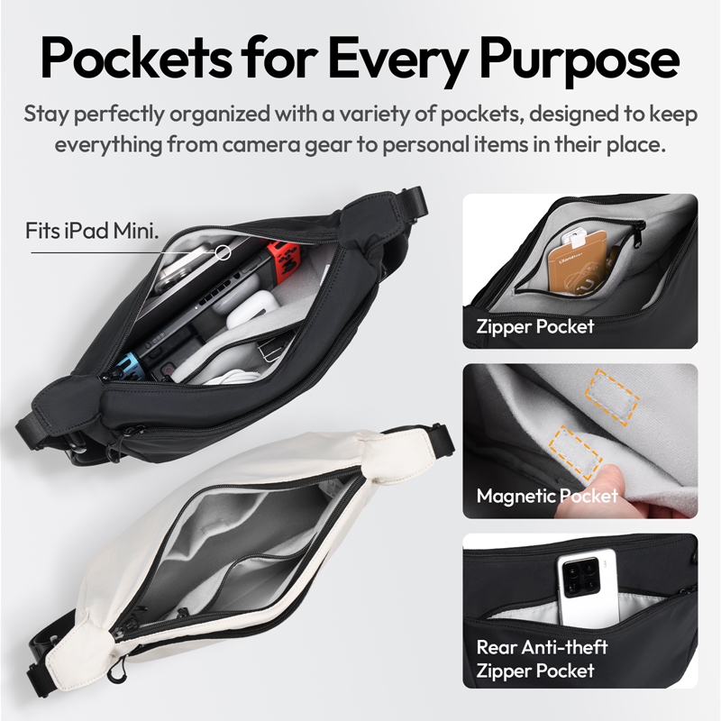 Ulanzi HMN1 Lunar Sling Bag Wh - огляд і ціна Photography Lighting Gear