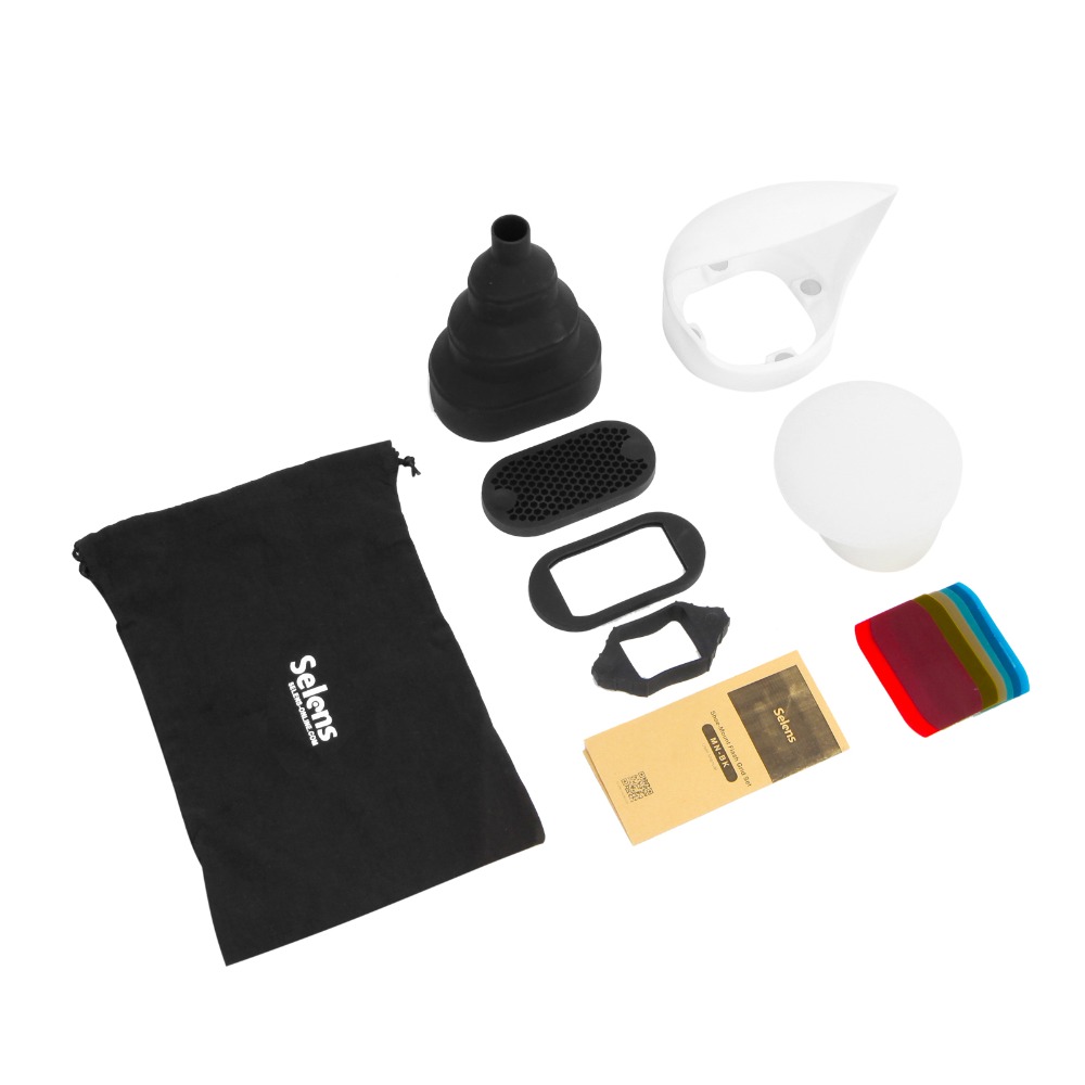 Selens Magnetic Flash Accessor - огляд і ціна Snoot Flash Modifier